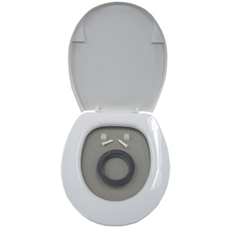 Toilet - Seat & Lid Only - Style II - Hi - For 42070 - White