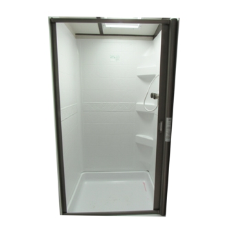 Shower - Surround - 30" x 36" x 66" - Tile - One Piece - White