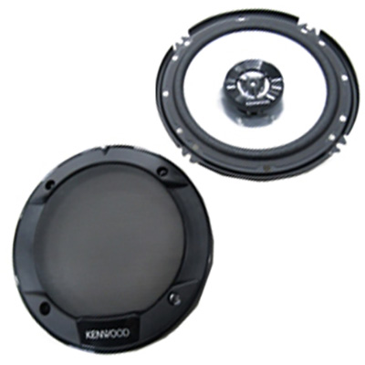 Radio - Speaker - 6 1/2" - 2 Way - Black - Kenwood - KFC-1666S - Replaces KFC-1665S