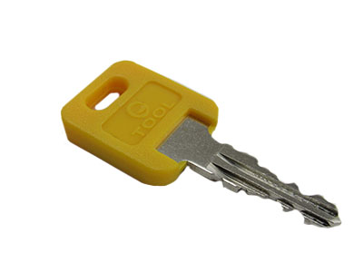 KEY,CHANGE CYLINDER LOCK GLOBAL LINK WORKS ON ALL GLOBAL LINK LOCKS AND ALSO ON "300" SERIES FASTEC LOCK CYLINDERS