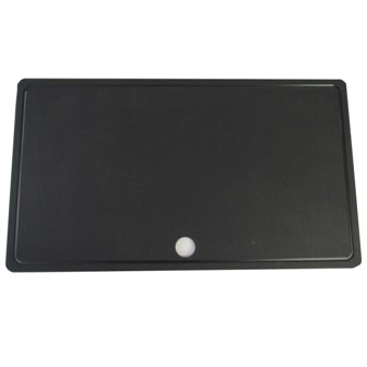 Cover - Sink - .40" x 23" x 13" - 1pc - Top Mount - Black