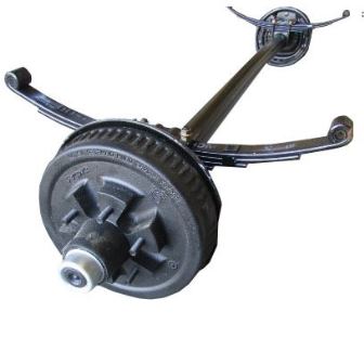 Axle - 5200# - Straight - D-52 - 6 Lug - TM - UL - 12" E - Never Adjust Brakes