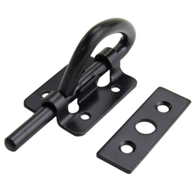 Latch - Bunk - w/Flat Strike - 1200# - Matte Black