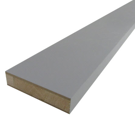 Stile - Square - 18mm x 4" x 108" - Carb 2 - LC w/MDF - Uni Arctic Grey