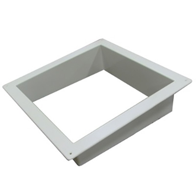 Vent - Garnish - 3 1/4" to 4 1/2" - Slanted - White - G3250S4500-81B