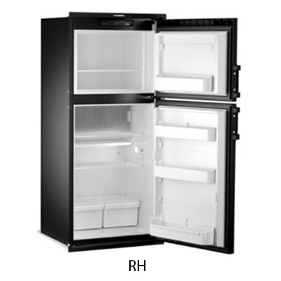 Refrigerator - 6 Cu Ft - RH - Gas/Elec. - Elec. Top Controls - Americana II - w/Black Frame - Black - DM2672RB1 - Single Pack - Dometic