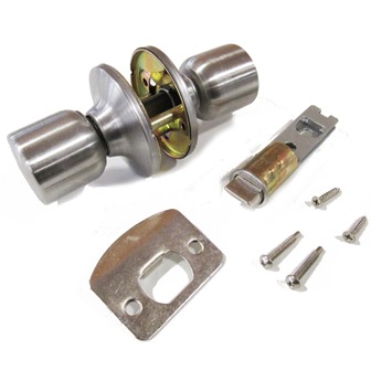 Door - Passage - Lockset - US15 - Tulip Style - 7/8" Metal Latch - Small Strike