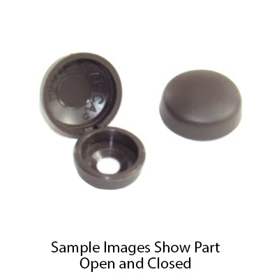 Button - Snap Cap - 1 Piece - Hinged - Bahama Brown