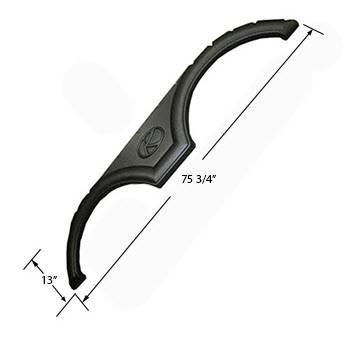 Fender - Skirt - Tandem - TPO - w/"K" Logo - Black - Revised 12/3/2018