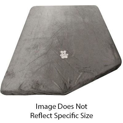 Mattress - Bunk - 2 1/2" x 48" x 72" - w/26" x 8" RH Angle - 1S-ST - Teddy Bear Charcoal