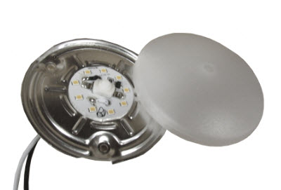 Light - Dome - 3 1/2" - LED - w/White Switch - 4000K