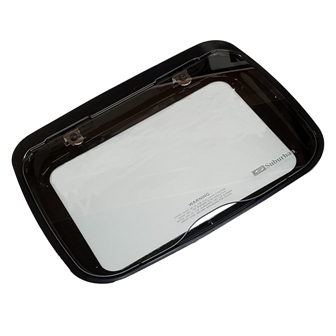 Range - Cover - Glass - Flush - Bi-Fold - w/Translucent Glass - For SDN2