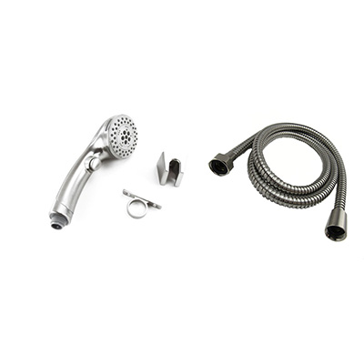 Shower - Head - w/Bracket and Guide Ring - 5 Position - Brushed Nickel