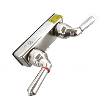 Faucet - Shower - 4" - Teapot Handles - Brushed Nickel