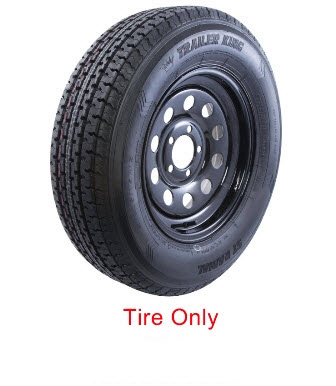 Tire - Trailer King RST - ST225/75R15 E - 2860# - 80PSI - OD-28.3 - SW-8.8 - Tire Only - Replaces KRV 607624