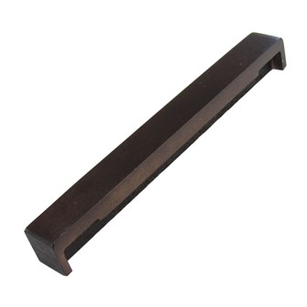 Trim - Fascia - End Cap - 1" x 1" x 8 1/2" - Maple - Crossroads Chocolate - 30914-100