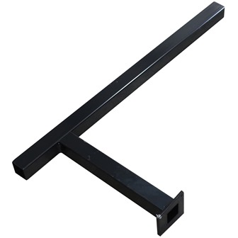 Table - Arm - Dinette - 12" x 28" - Powder Black