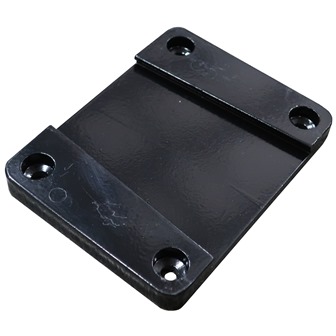 Table - Wall Mount - Plate - Powder Black