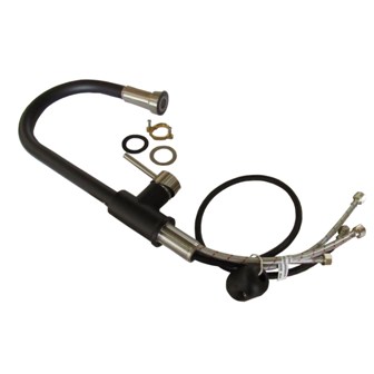 Faucet - Kitchen - Pull Down - Single Hole - Satin Nickel/Matte Black - China