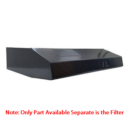 Range - Hood - Vent - 12V - 22" - CSA - Thin Mount - Black - CXW-30-CZ01/G22BRHT-EL-VD