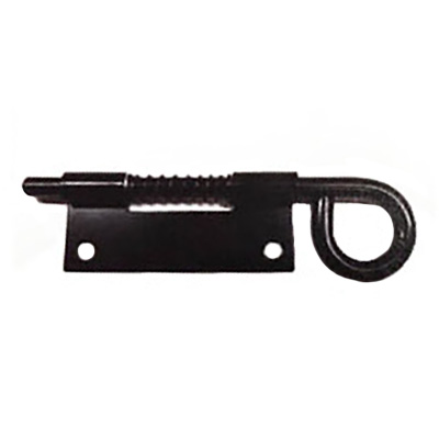 Latch - Bunk - #160 Spring Loaded - w/Finger Loop - Black
