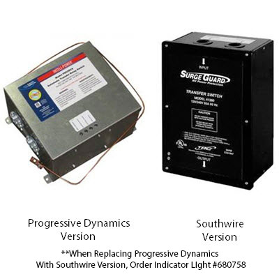 Generator - Transfer Switch - 50 Amp/240V - Surge Protection & Remote Display