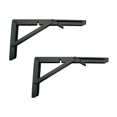Bracket - Folding Shelf - Flip Up - Black