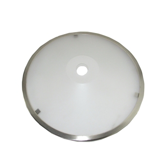 Light - Lens - 11" - Frosted - Satin Nickel Trim