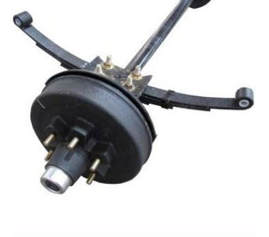 Axle - 4000# - Straight - Underslung - 86.5/68.5 - LCI44-SB-85-68.5-NOSP-US-L-545-7224-18PT-CAP-4000#