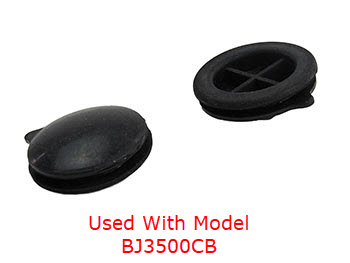 Jack - Rubber Cap - Manual Crank Access - Round