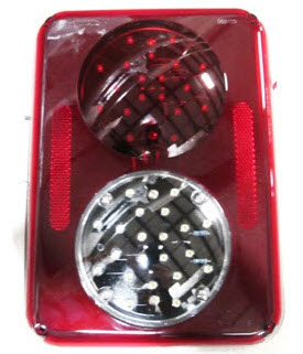 Light - Tail - Double Light w/Back Up (UV Glue) - LED