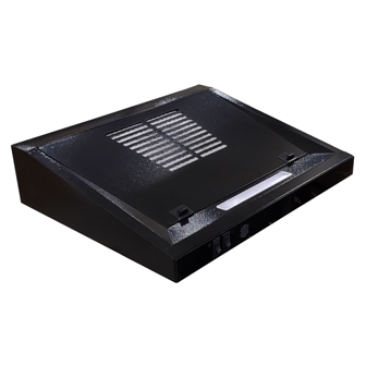 Range - Hood - 20" - 12V Low Pro - STD T Exhaust - 2 Switch - 500 Series - Textured Gloss Black