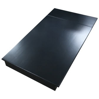 Table - Dinette - 26" x 38 1/2" - w/1 1/2" Storage & 10" Leaf - Minster Rub