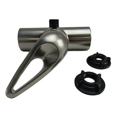 Faucet - Shower - 4" - Plastic - Single Lever - Satin Nickel - PU 08362