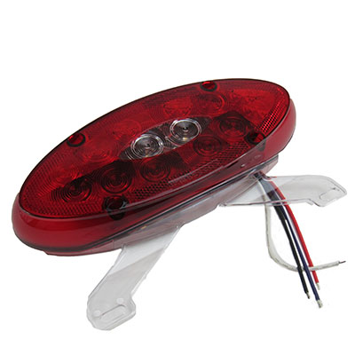 Light - Tail - Stop/Turn/Back Up - License Bracket - LED - 7" Leads - 50/Ctn