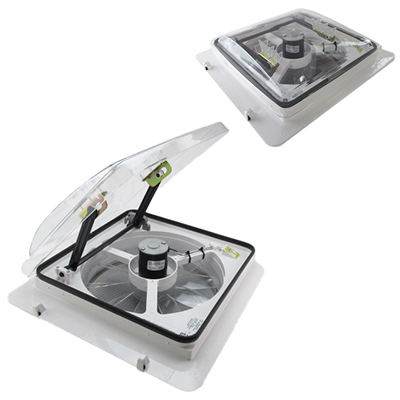 Vent - Roof - MaxxFan - 4 Speed - Exhaust Only - Rain Sensor