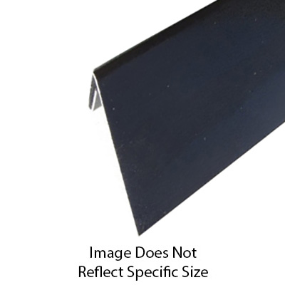 Trim - Metal - 030 x 4" x 193" - Belt Rail - Black