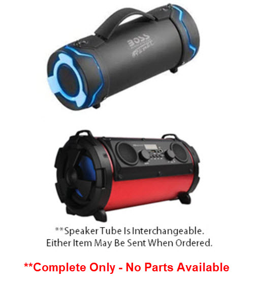 Radio - Tube Speaker - Boss - Portable Bluetooth - w/FM Tuner