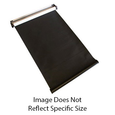 Shade - Roller - Night Only - 14" x 38" - E Series - 17mm - Black w/Blackout Fabric - w/Speed Control/Position Device - External Hembar