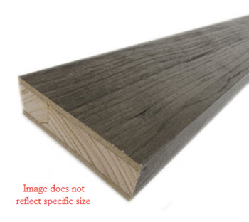 Stile - Square - 18mm x 4" x 96" - Carb 2 - LC w/MDF Face - SE - Boardwalk Oak