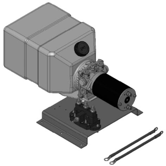 Pump - Vertical Pump Assembly - 7 Qt - w/Hdwr/4 AWG Red Batt CBL/SLND - Replaced 329925