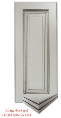 Cabinet - Door - RPSQ - 14" x 30" - Carb 2 - Brown Hard Maple - Matte Luxe Malt - #115(PG) - Wiped Glaze