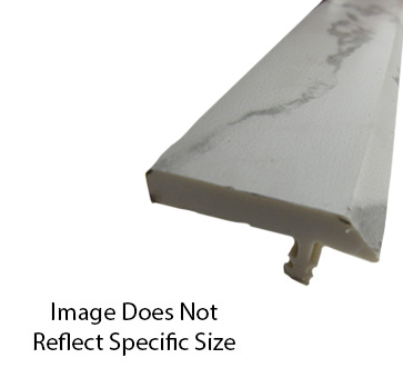 Trim - T-Mold - 1 1/16" - Beveled Edge - Marmo Bianco - 350'/Roll