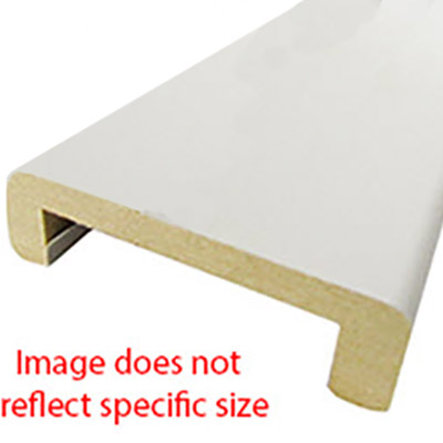 Trim - Door Jamb - 3/4" x 3.58" x 96" - U-Channel - Carb 2 - MDF - JAM-202A - Matte Luxe Malt