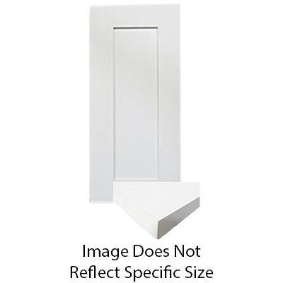 Cabinet - Door - M&T - FPSQ - 18 3/4" x 15 3/4" - Carb 2 - MDF - (3") 4956 - Frosty White - Designer White - G2S