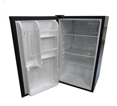 Refrigerator - 4.4 Cu Ft - LH - Compact - Black - GE