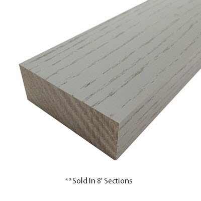 Stile - Square - 3" x RL - S/B Ash - S4S - Renewed Oak w/Glaze