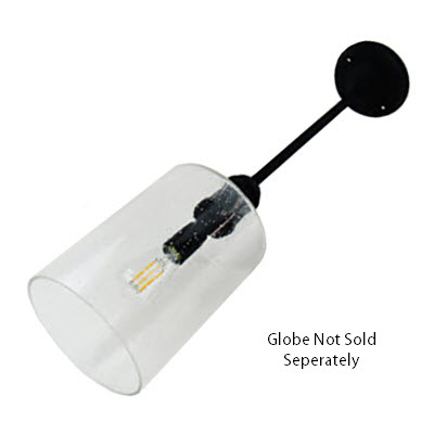 Light - Pendant - 12V - HW - LED - w/Seeded Glass - Edison Bulb - LT - TB