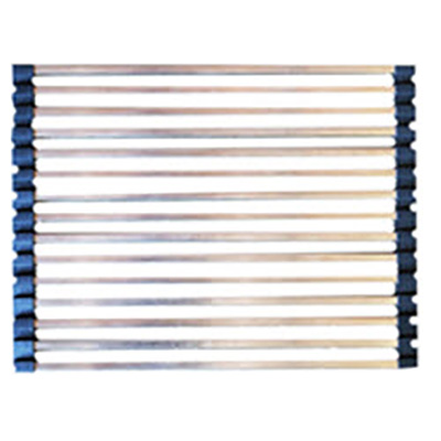 Cover - Sink - 14 3/4" x 11 1/2" - Roll Up - Drying Rack - Stainless Steel - TSDR-02