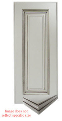 Cabinet - Door - RPSQ - 14" x 36" - Carb 2 - Brown Hard Maple - Matte Luxe Malt - #115(PG) - Wiped Glaze